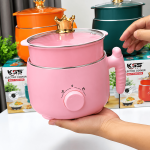 K&S KS-00105E Multi Purpose Electric Cooker, 1.6–1.8L marble non-stick pot